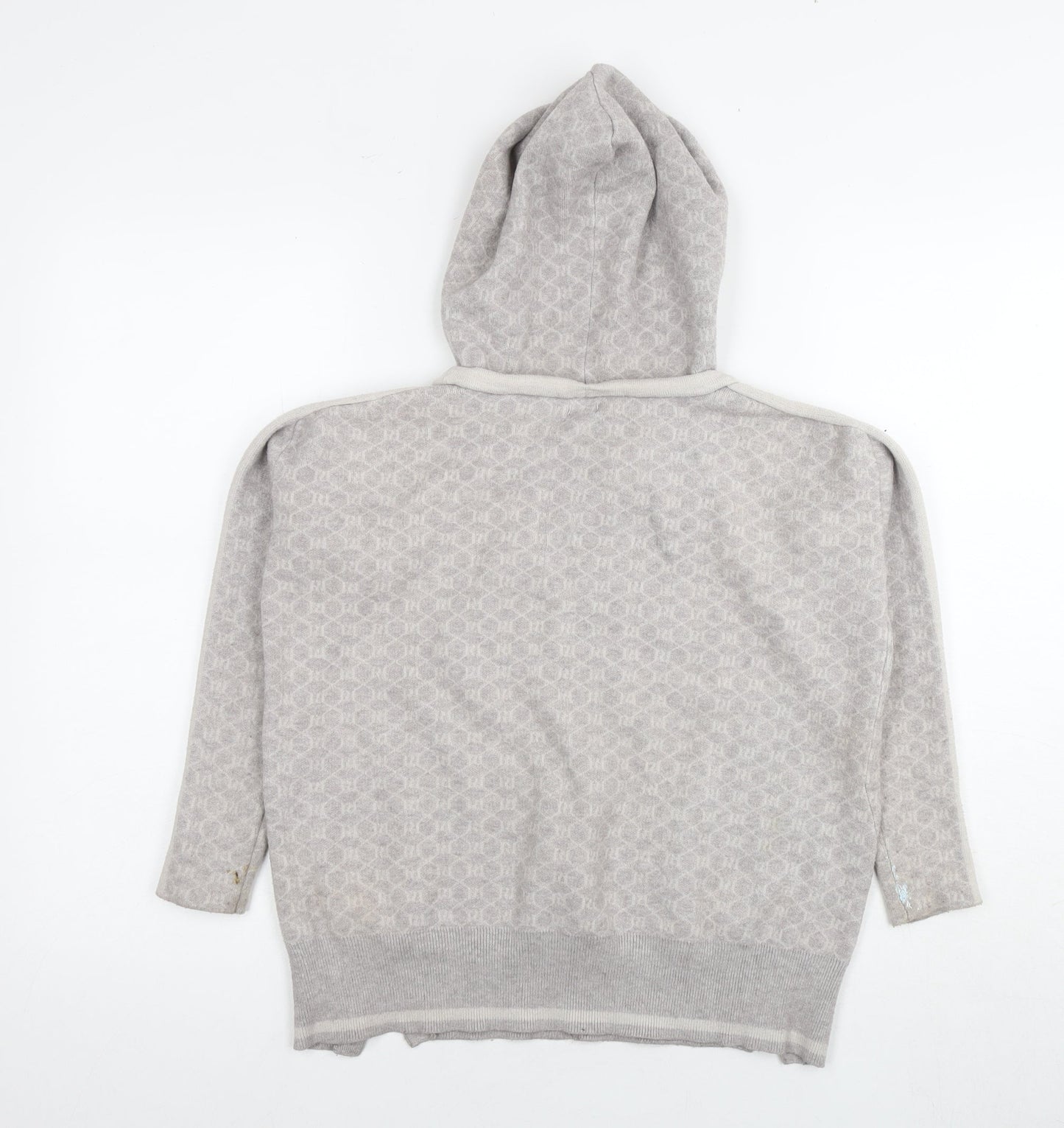 River Island Womens Grey Polyester Pullover Hoodie Size XS Pullover