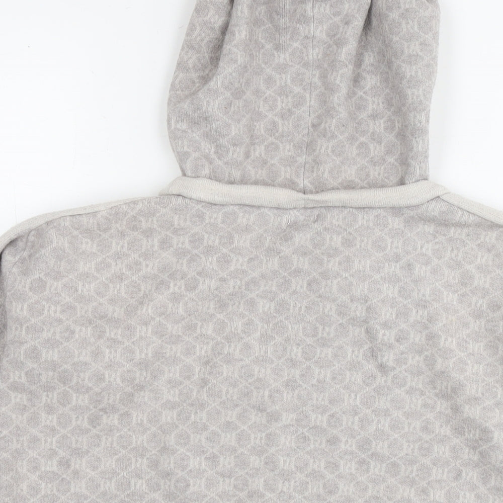 River Island Womens Grey Polyester Pullover Hoodie Size XS Pullover