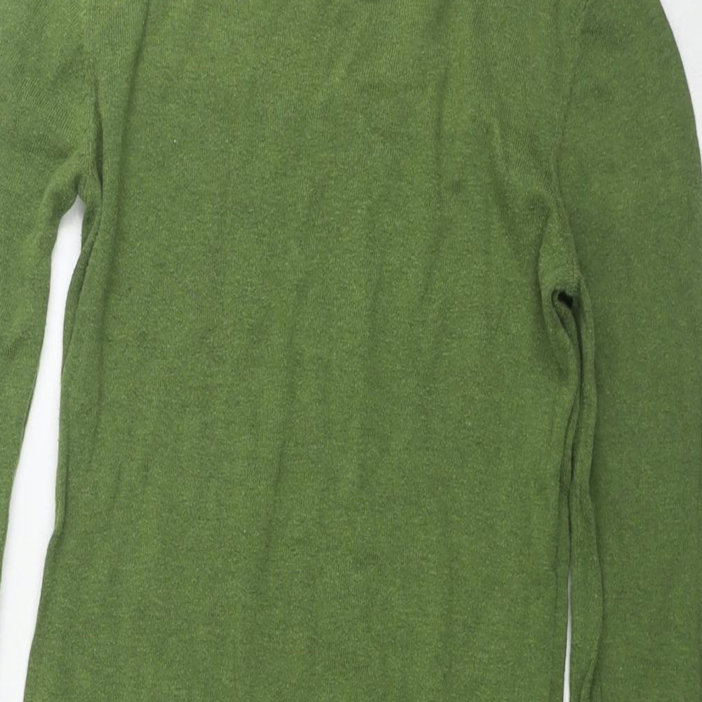Womens UK Size 6 NEXT Green Tunic Jumper