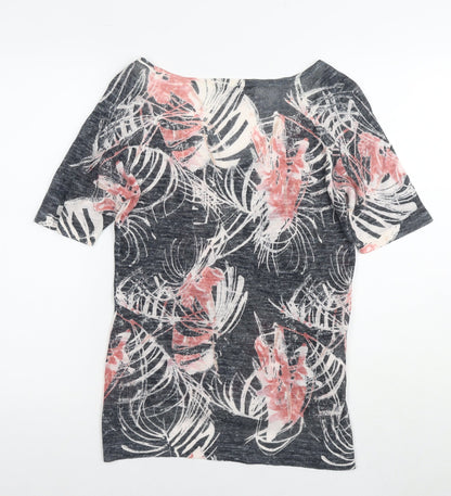 Womens UK Size 6 NEXT Grey Basic T-Shirt