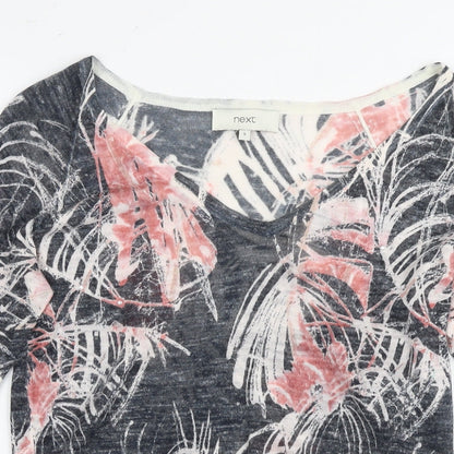 Womens UK Size 6 NEXT Grey Basic T-Shirt