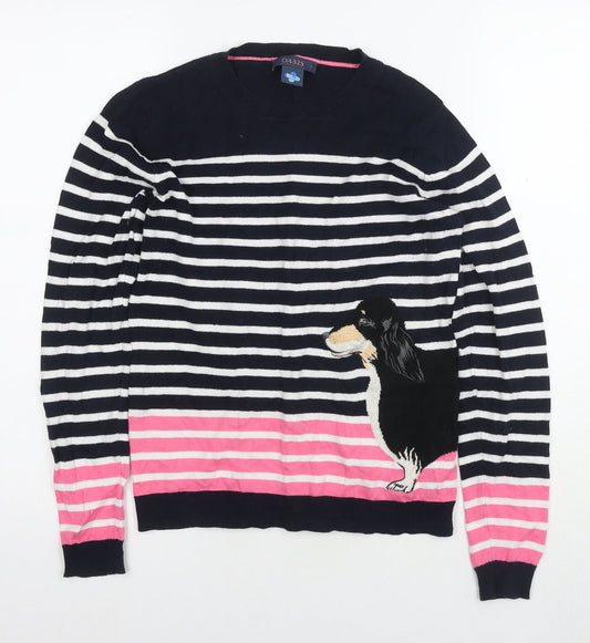 Womens UK Size S Oasis Blue Pullover Jumper