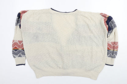 Womens UK Size S Sparkle & Fade Multicoloured Cardigan Jumper