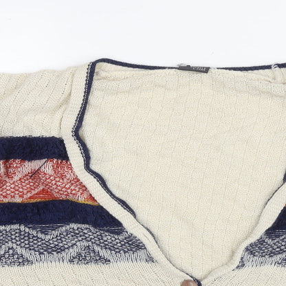 Womens UK Size S Sparkle & Fade Multicoloured Cardigan Jumper