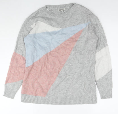 Womens UK Size S Monsoon Grey Pullover Jumper
