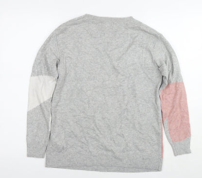 Womens UK Size S Monsoon Grey Pullover Jumper