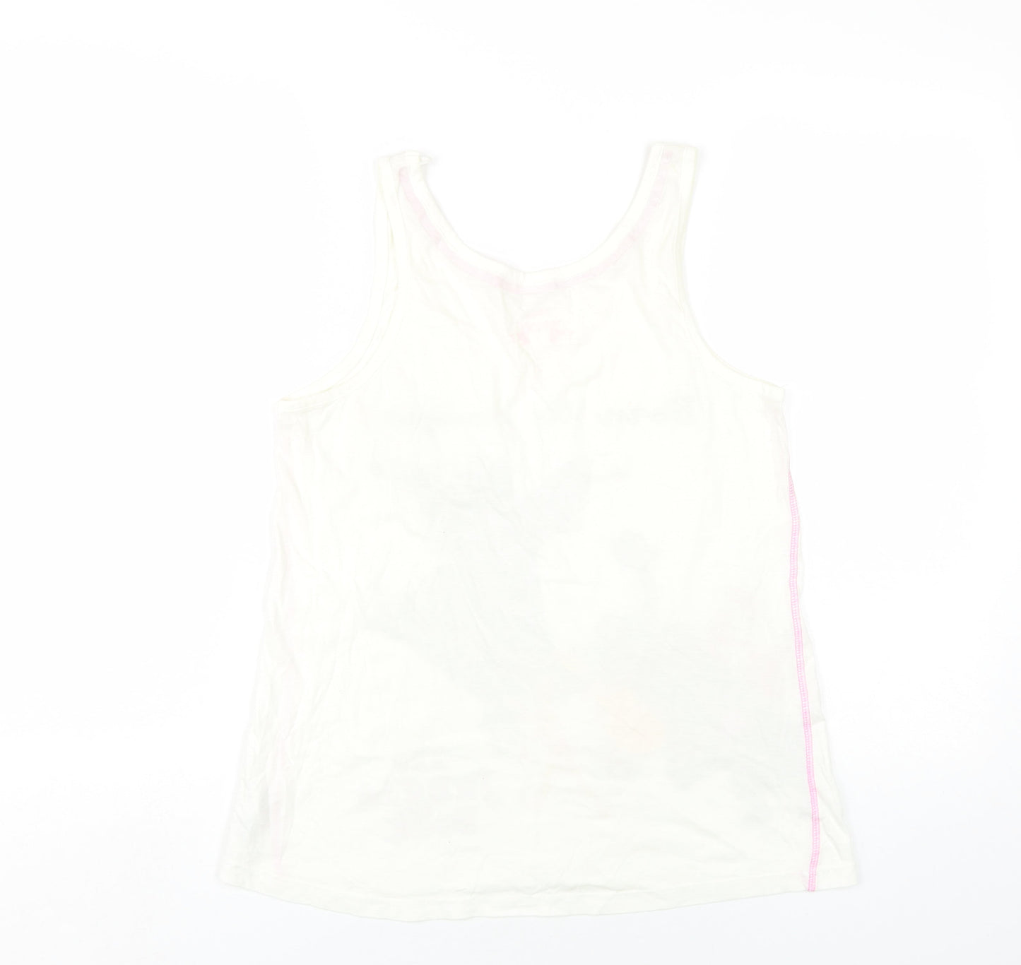 Womens UK Size 6 Disney Ivory Basic Tank