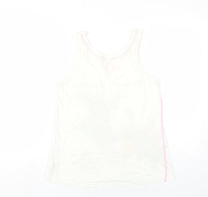 Womens UK Size 6 Disney Ivory Basic Tank