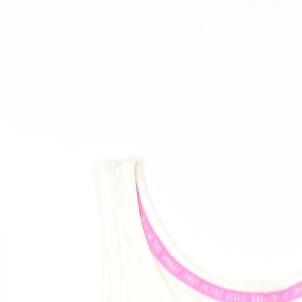 Womens UK Size 6 Disney Ivory Basic Tank