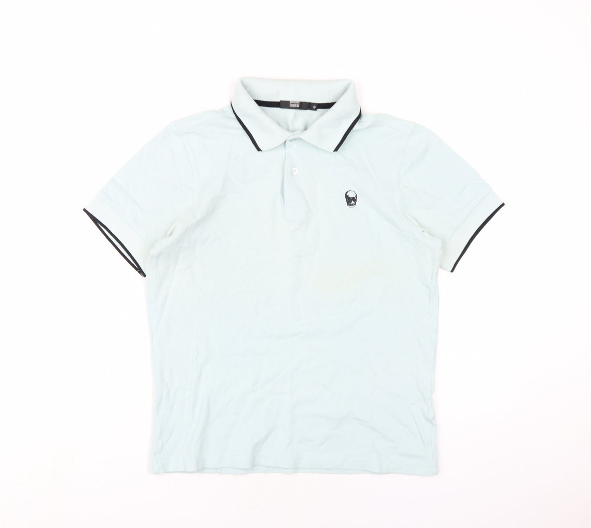 Markus Lupfer Boys Green Cotton Basic Polo Size S Collared Button