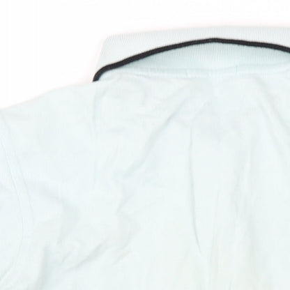 Markus Lupfer Boys Green Cotton Basic Polo Size S Collared Button