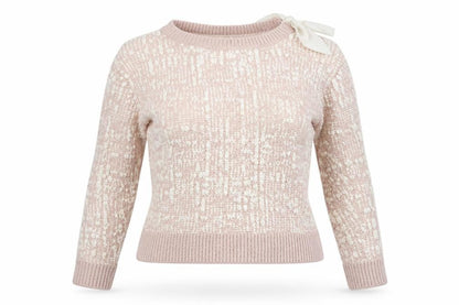 RW&CO. Womens Pink Round Neck Acrylic Pullover Jumper Size M