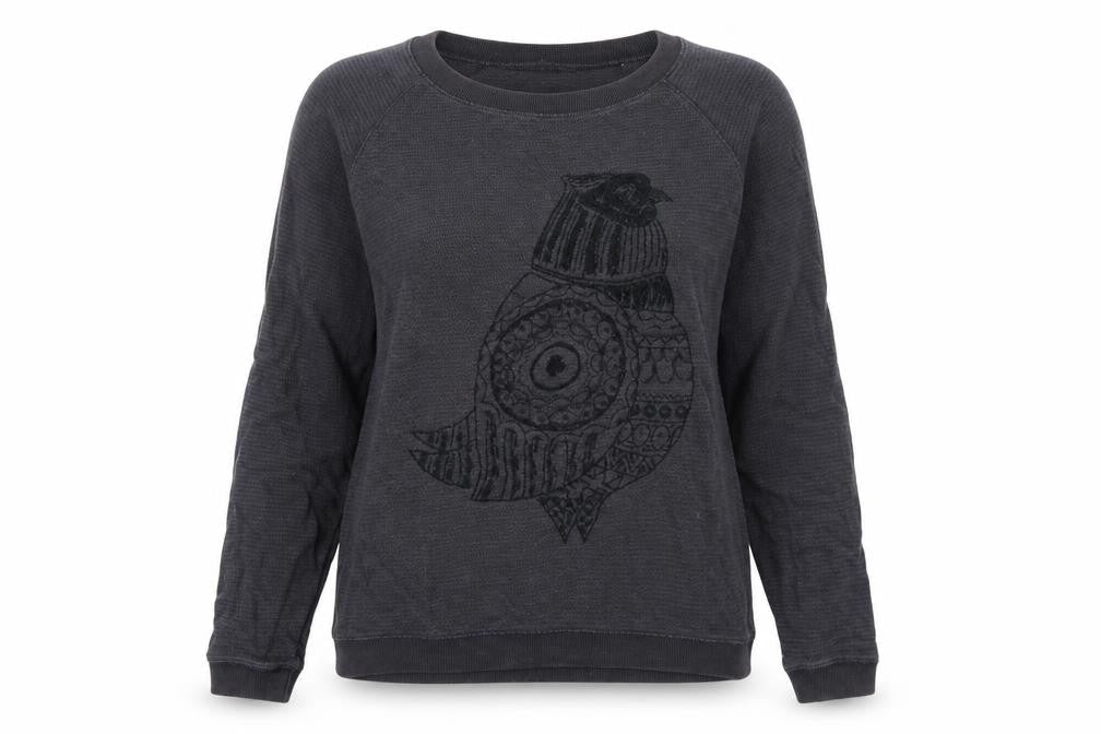 Womens UK Size 10 Jack Wills Grey Pullover Sweatshirt