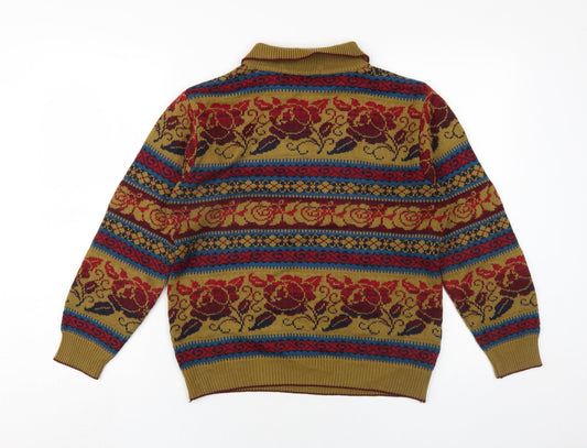 Womens UK Size 8 St Michael Multicoloured Pullover Jumper