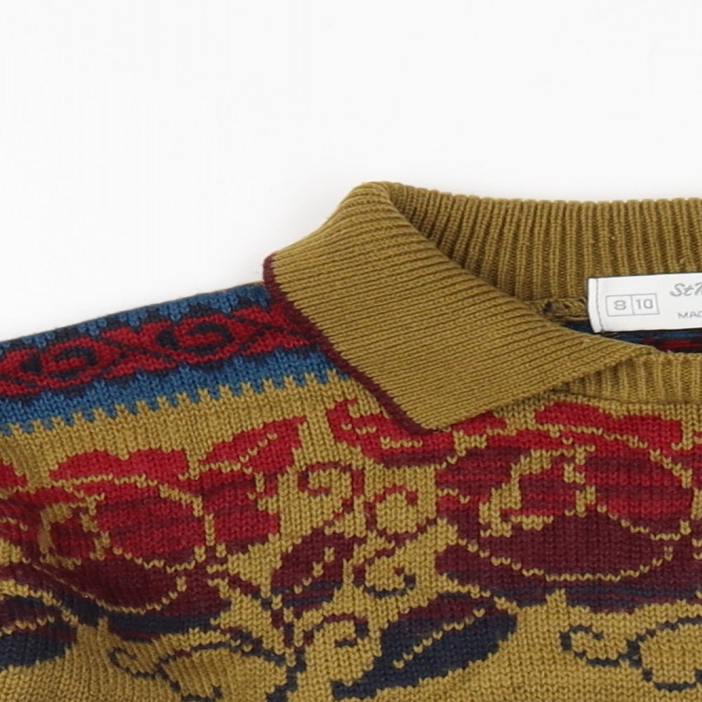 Womens UK Size 8 St Michael Multicoloured Pullover Jumper