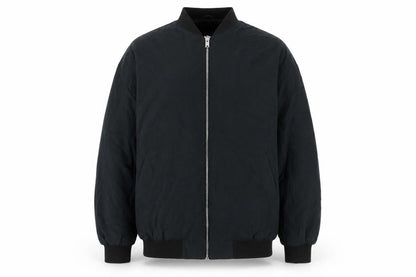 Womens UK Size 2XS Monki Black Bomber Jacket
