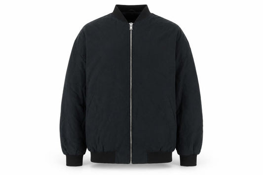 Womens UK Size 2XS Monki Black Bomber Jacket