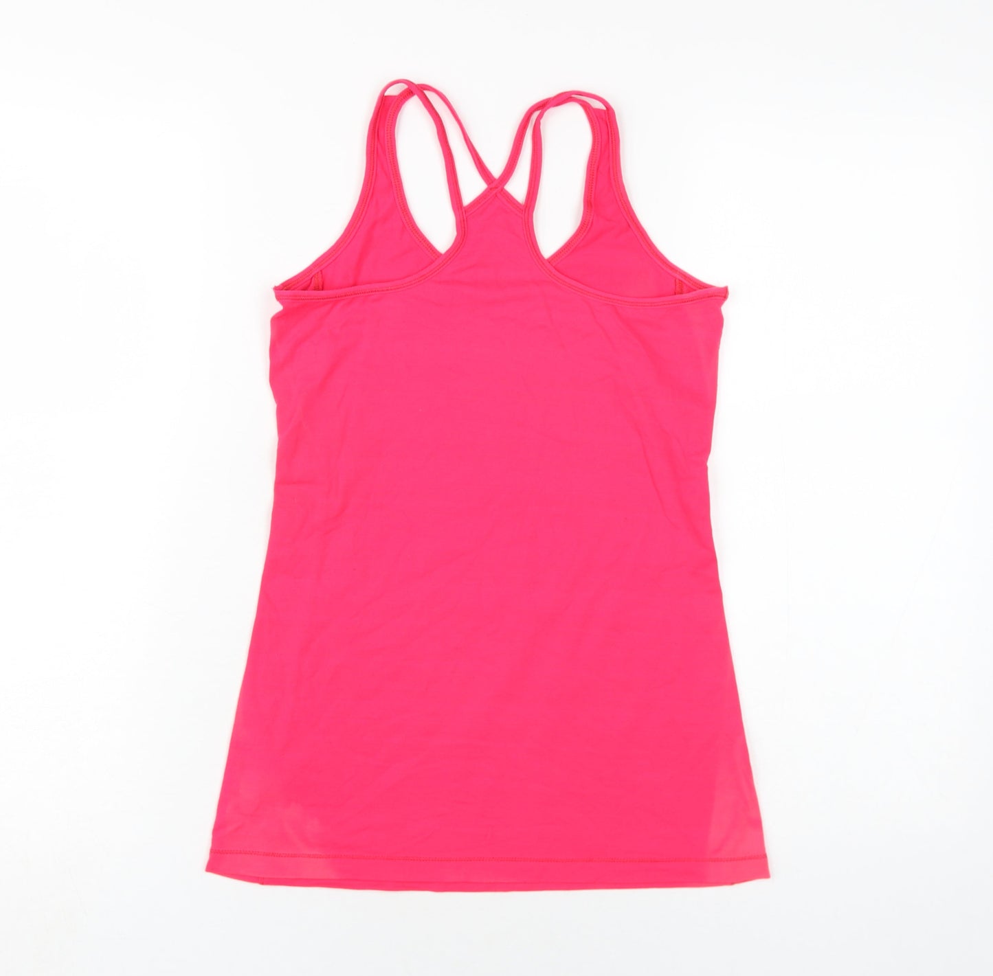 Casall Womens Pink Polyester Camisole T-Shirt Size 8 V-Neck Pullover
