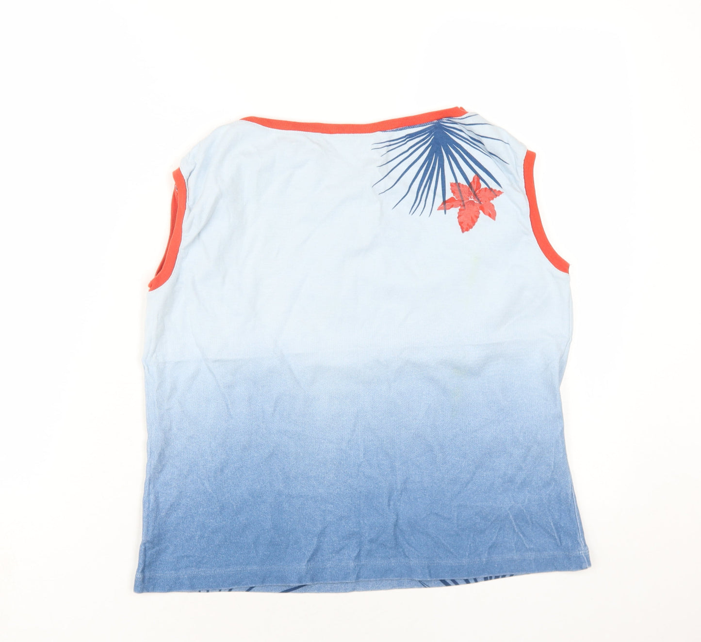 Womens UK Size 18 Lakeland Blue Basic Tank