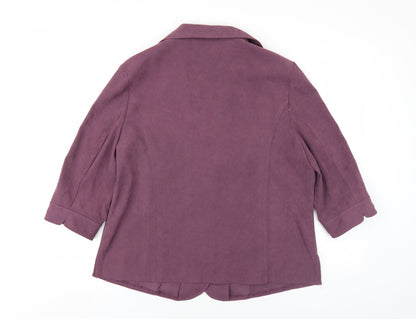 Womens UK Size 16 EWM Purple Jacket