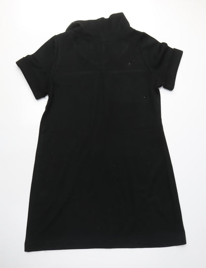 La Redoute Womens Black Acrylic A-Line Size 20 Mock Neck - Vintage