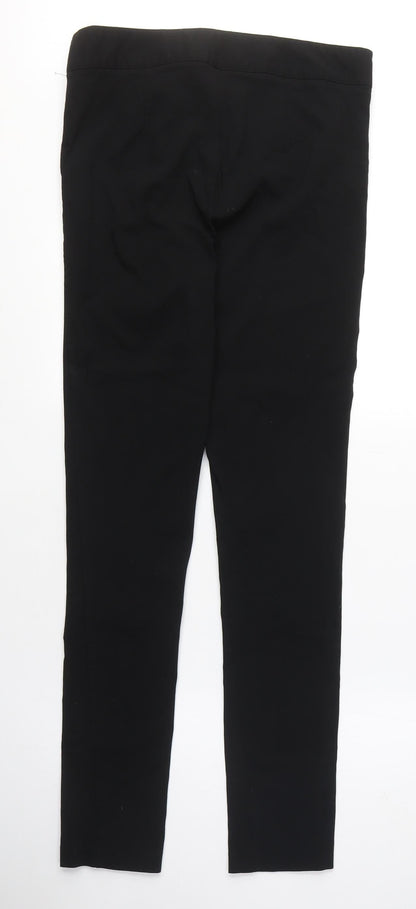 Womens UK Size 12 Dorothy Perkins Regular Fit Chino Black Trousers