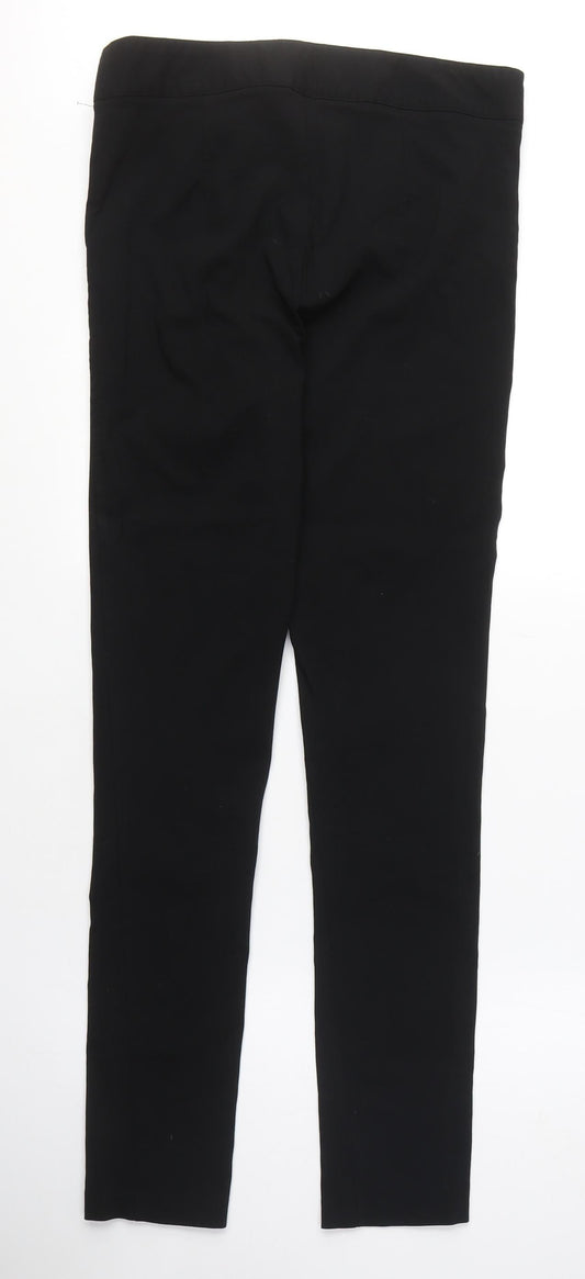 Womens UK Size 12 Dorothy Perkins Regular Fit Chino Black Trousers