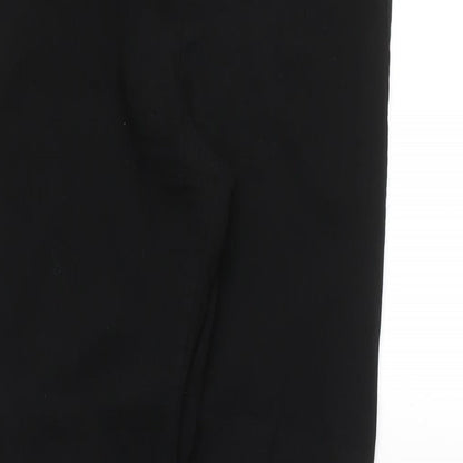 Womens UK Size 12 Dorothy Perkins Regular Fit Chino Black Trousers