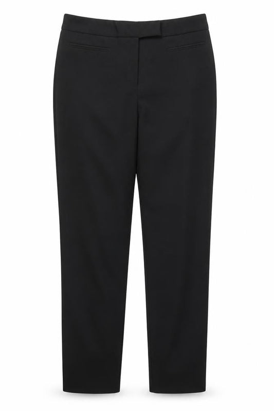 Womens UK Size 10 Dorothy Perkins Regular Fit Chino Black Trousers