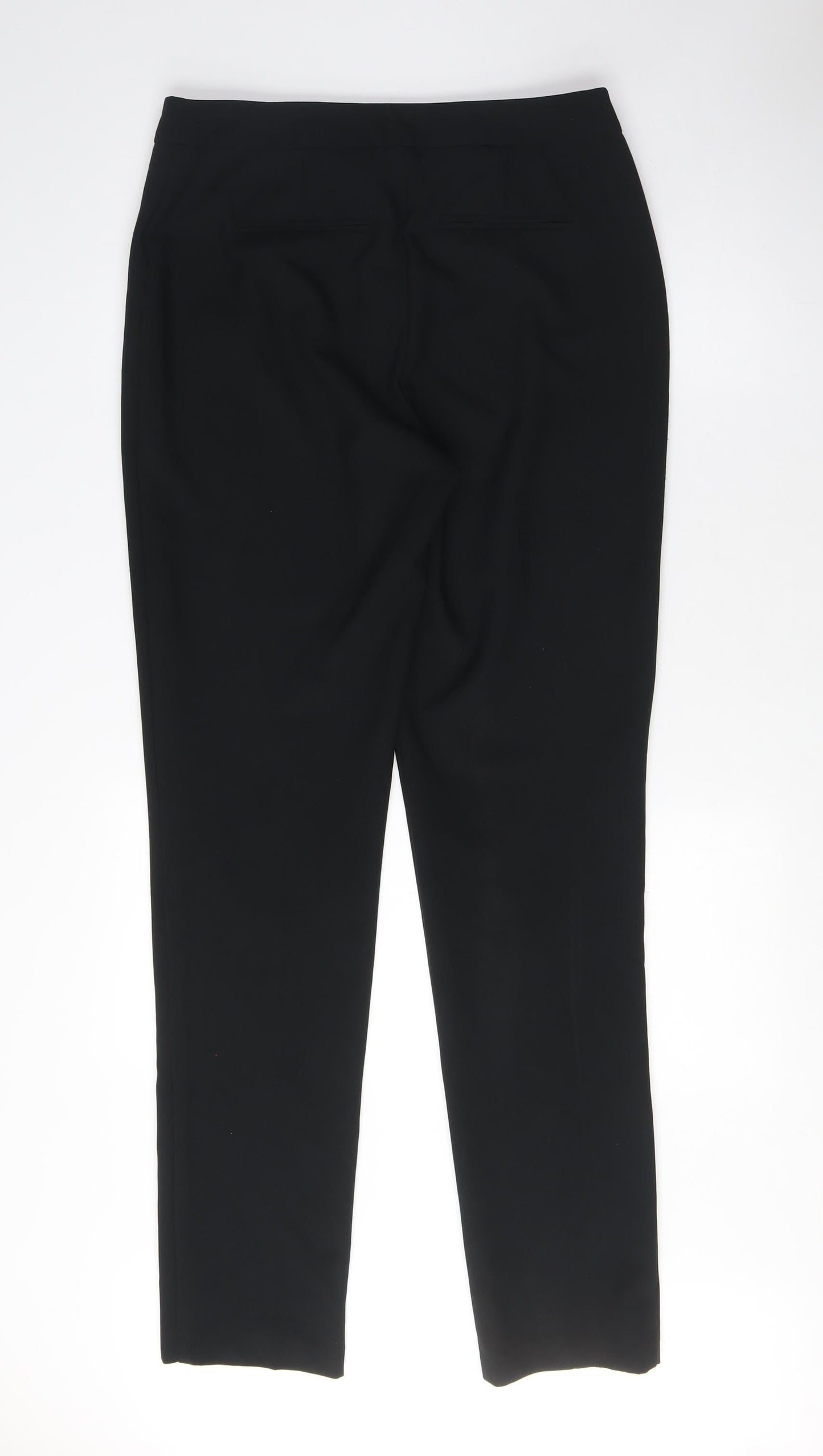 Womens UK Size 10 Dorothy Perkins Regular Fit Chino Black Trousers