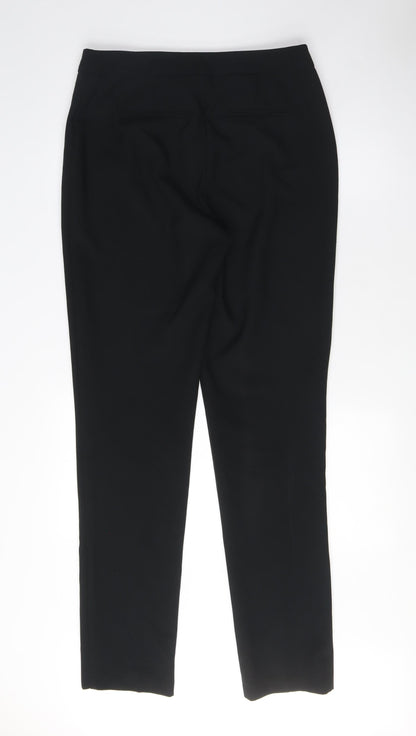 Womens UK Size 10 Dorothy Perkins Regular Fit Chino Black Trousers