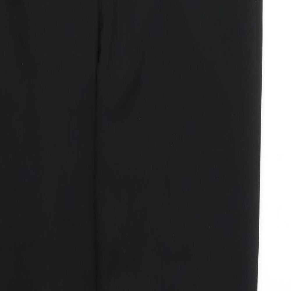 Womens UK Size 10 Dorothy Perkins Regular Fit Chino Black Trousers