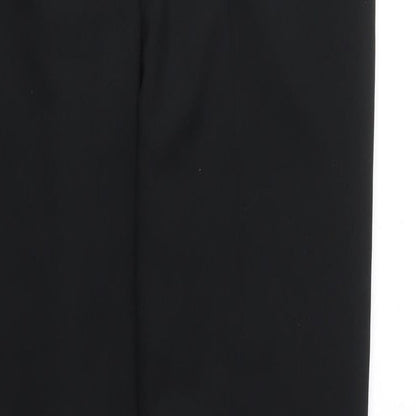 Womens UK Size 10 Dorothy Perkins Regular Fit Chino Black Trousers