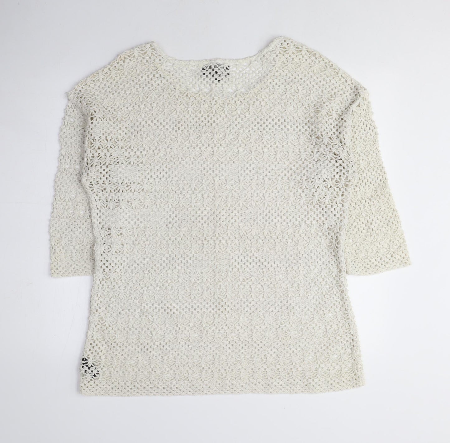 Womens UK Size 16 NEXT Beige Pullover Jumper