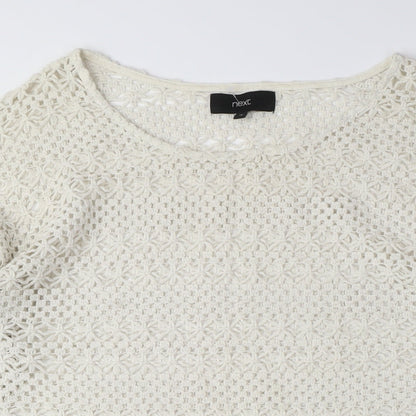Womens UK Size 16 NEXT Beige Pullover Jumper