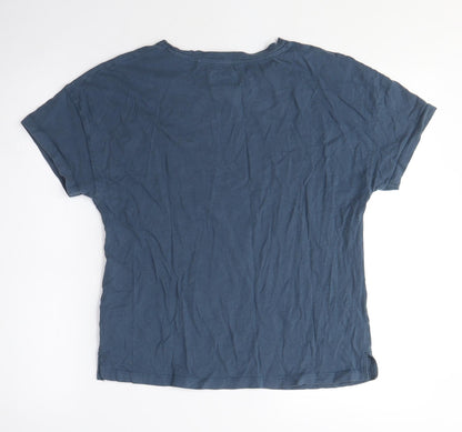 Womens UK Size 6 NEXT Blue Basic T-Shirt