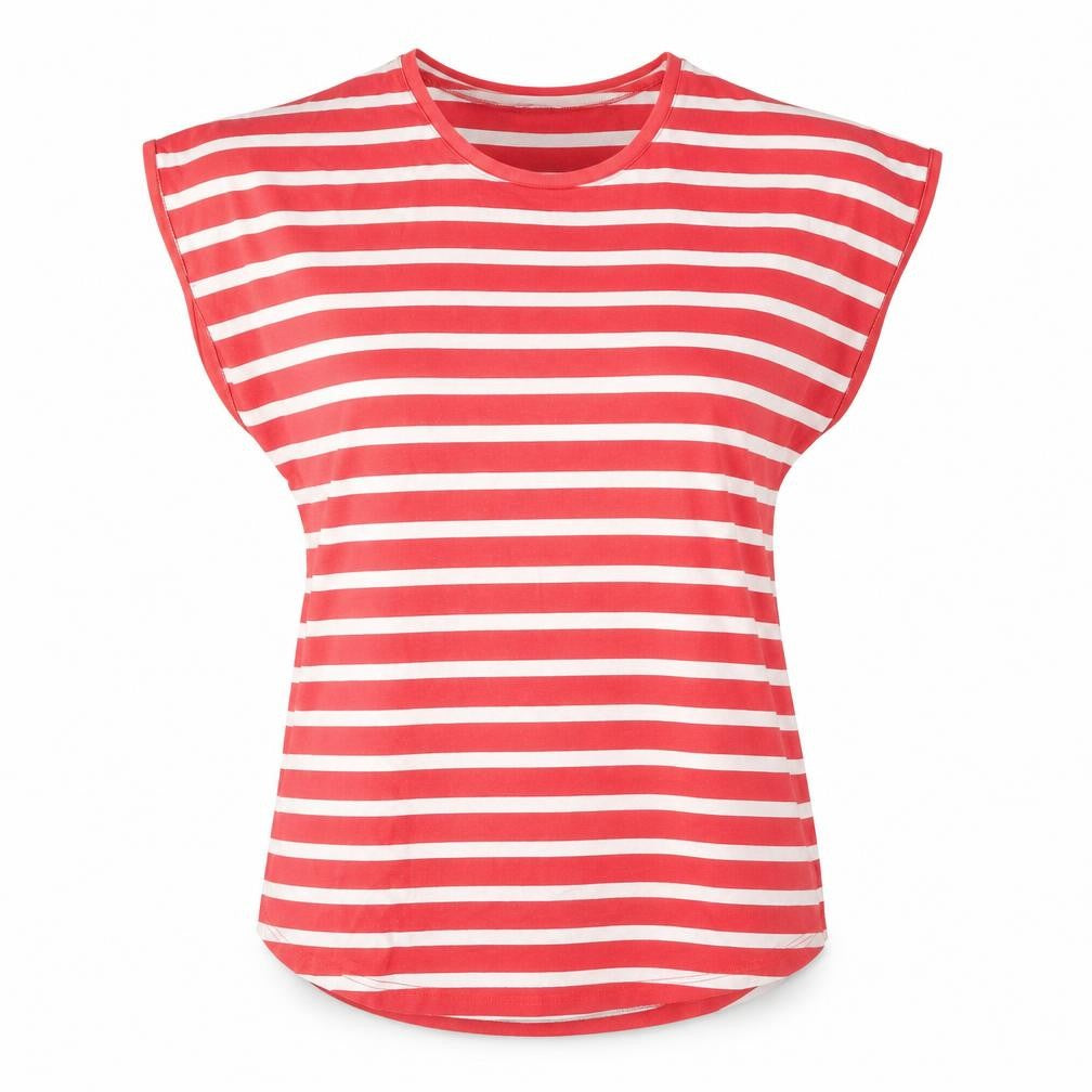 Womens UK Size L b.young Red Basic T-Shirt