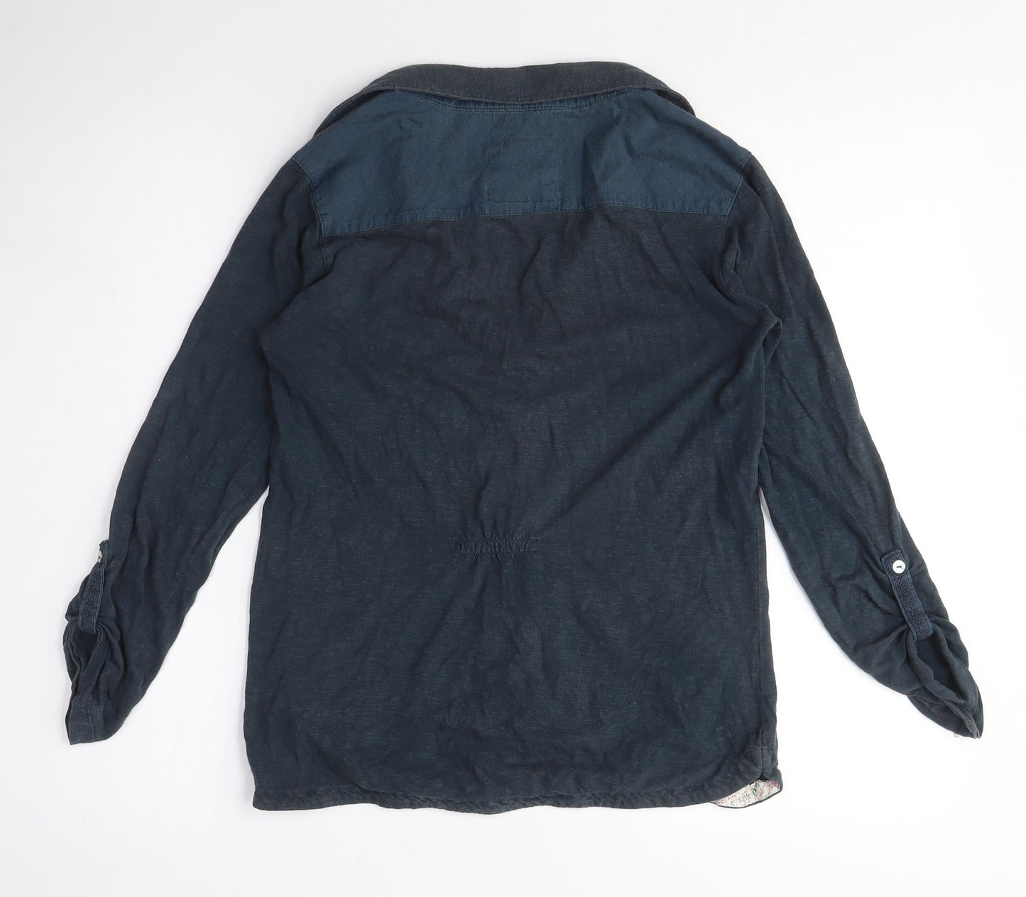 Womens UK Size 10 Mistral Blue Basic T-Shirt