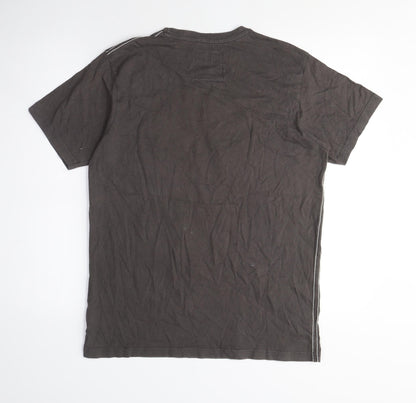 Sao Paulo Mens Green Cotton T-Shirt Size M Crew Neck - Kuma Beach