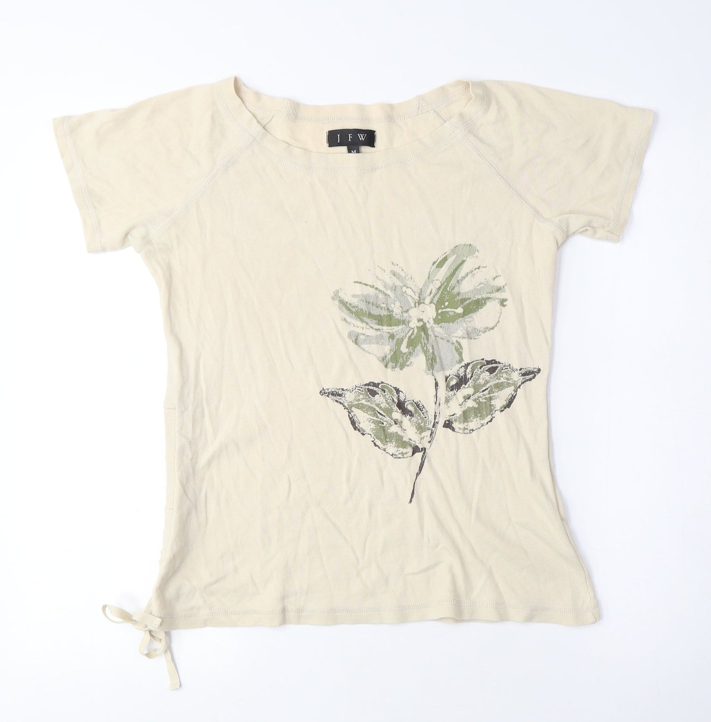 Womens UK Size M JFW Beige Basic T-Shirt