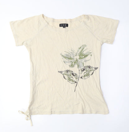 Womens UK Size M JFW Beige Basic T-Shirt