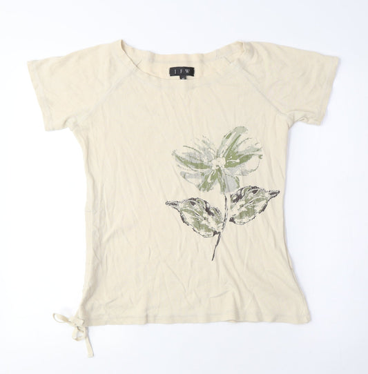 Womens UK Size M JFW Beige Basic T-Shirt