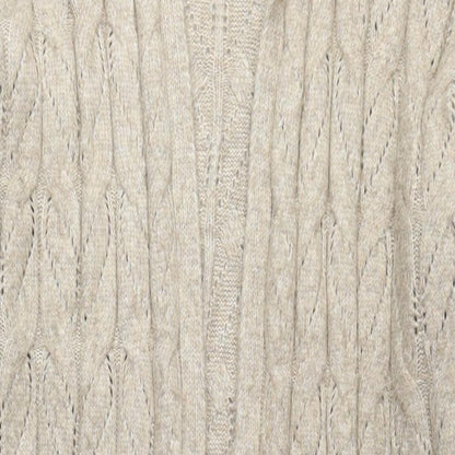 JOIE Womens Beige V-Neck Polyamide Cardigan Jumper Size M - Long Cardigan