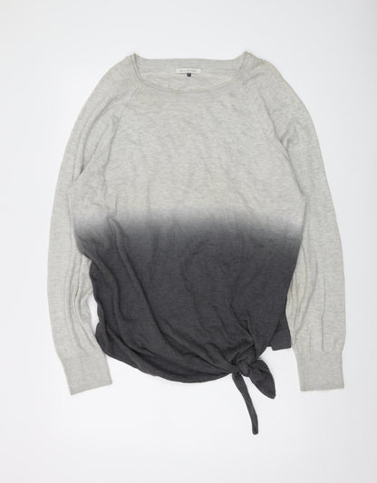 Womens UK Size XL Maison de Nimes Grey Pullover Jumper