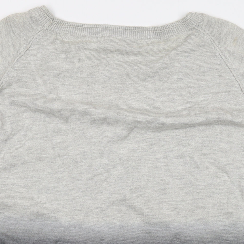 Womens UK Size XL Maison de Nimes Grey Pullover Jumper