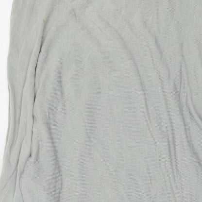 Almost Famous Womens Grey Round Neck Viscose Pullover Jumper Size M