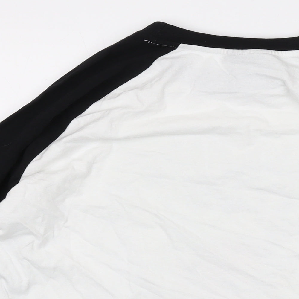 Stranger Things Mens White Cotton T-Shirt Size XL Crew Neck