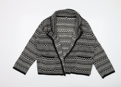 Womens UK Size M Sweewe Black Cardigan Jumper