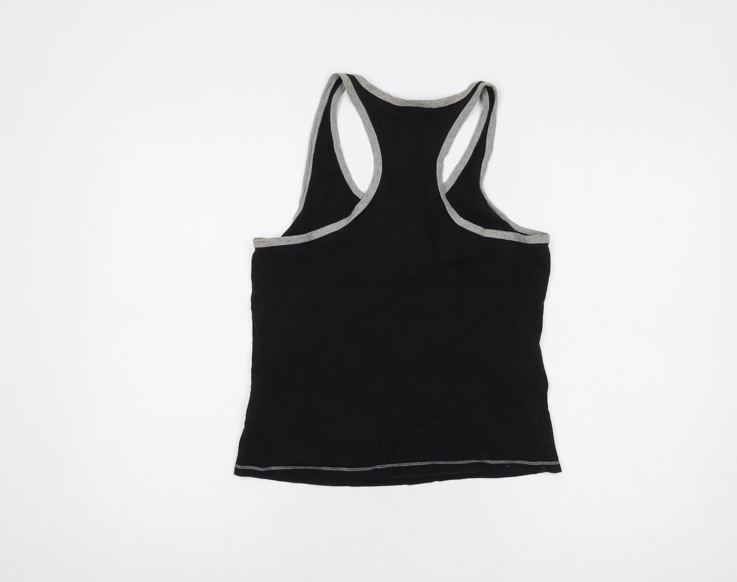 Womens UK Size 10 Disney Black Basic Tank