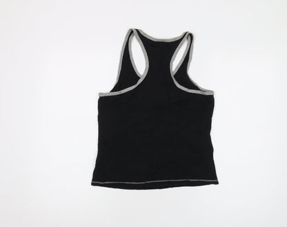 Womens UK Size 10 Disney Black Basic Tank